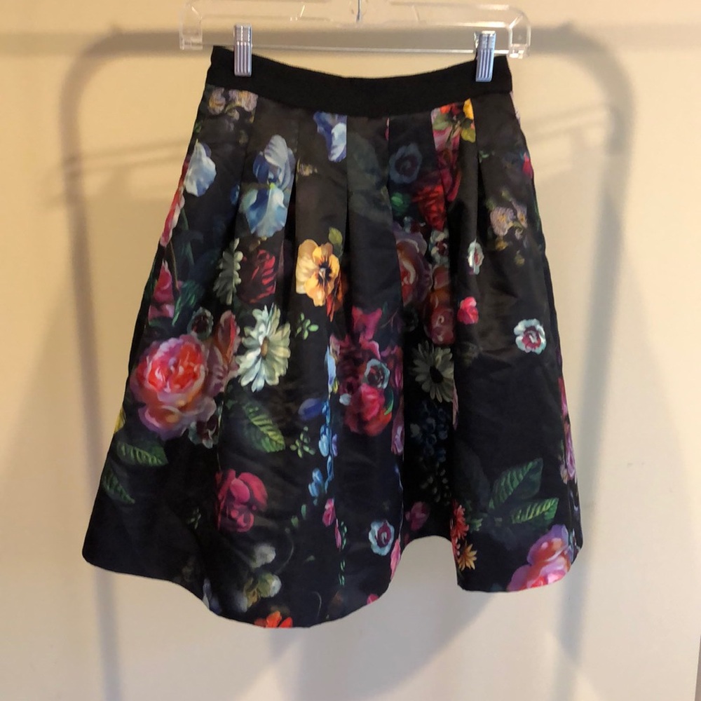Ted Baker Floral Fit & Flare Skirt